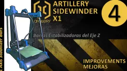 Artillery X1 Mejoras Improvements (4) - Stabilizer Bars - Barras Estabilizadoras
