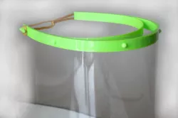 ASS - Another Stackable Shield - clear sheet face shield