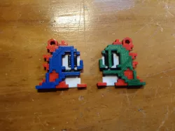 Bubble Bobble Keychain