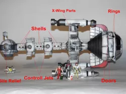 Captain Future Comet Parts for the modell from POPY