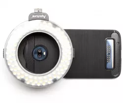 Cell phone adapter for Aputure HN100 Amaran Halo LED Ring Light