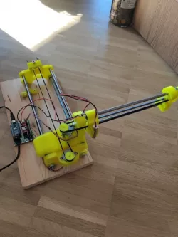 Cheap Laserengraver using 28BYJ-48