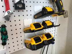 DeWalt 20V Max Battery Pegboard Mount
