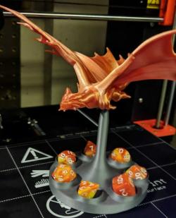 Dice Stand for Flying Dragon models by mz4250 