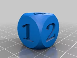 Dice with Numbers