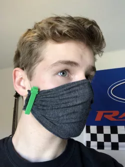 DIY Fabric Face Mask Clip 2