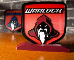 Dodge Ram Warlock plaque (Dual)