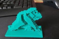 donkey kong 8 bit with stand by 3d models 【 STLFinder