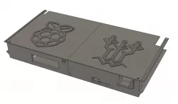 Ender 3 Pro rear electronics case for skr e3 mini and raspberry