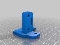 Ender 3 X Axis Endstop for Press fit Pulleys with Damper & BL Touch Mount