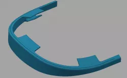 Face shield cap adaptable for policía & Guardia Civil