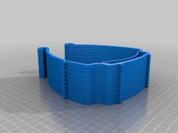 Face shield holder for DIN A4 shields with "888" perf., stacked