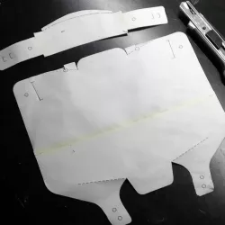 Facemask (fullface) without 3dprinting parts