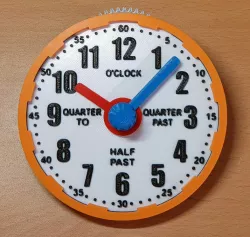 Geared Learning Clock