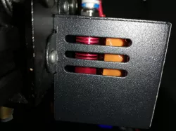 Heater block fan duck