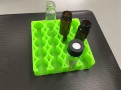 HPLC vial holder. 13-425 vial tray. Fast printing