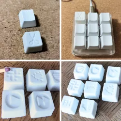 Keycap for resin/sla printing