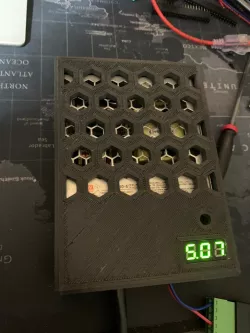MeanWell LRS-50-5 Top with Voltage Dislay
