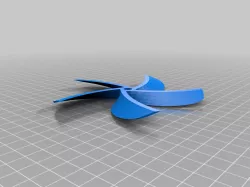 My Customized OpenSCAD Turbine Propeller Generator