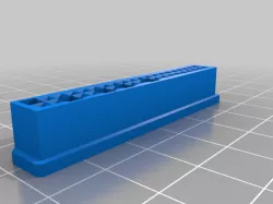 My Customized pin header cover with jumper cut-outstest
