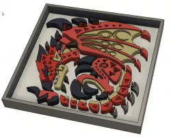 Rathalos - Monster Hunter Tile
