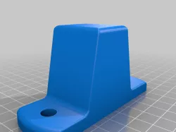 Replacement suitcase foot