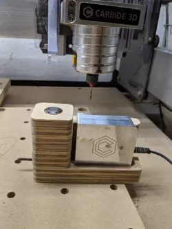 Shapeoko Wooden Probe Holder and Bit setter