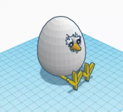 sitting chick