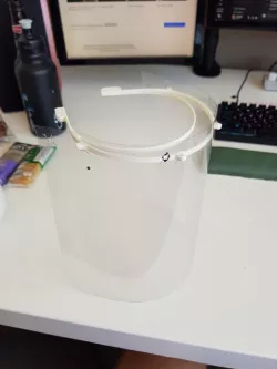 Smaller 3d1 face shield