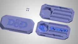 Smaller DnD Dice Case w/Storage