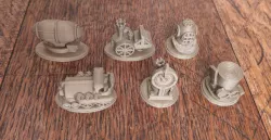 Steampunk Player Pieces