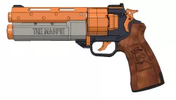 The Magpie -- Double Action Nerf Revolver (Half Dart)