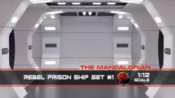 The Mandalorian - Rebel Prison Ship Set 1 - Side Hallway 1:12 scale