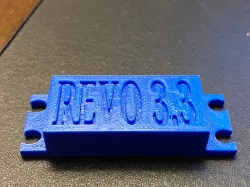 Traxxas Revo 3.3 steering servo cover plate