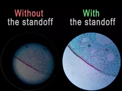 Universal microscope darkfield filter maker and mobile phone ocular stand-off tubes.