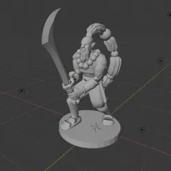 Warcraft Blademaster - Half-orc Fighter