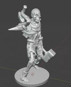Вlacksmith skeleton for DND