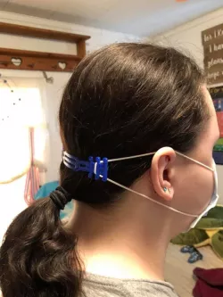 8 Stack of ear guards for surgical masks (.3mm layer height