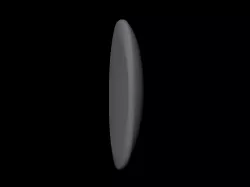 Arrival heptapod spaceship scaled one in eight thousand