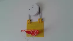 Basketball Hoop With Fire Alarm Hanger / Indoor Basketball Hoop For Room