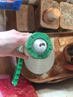 Clay gun dies. Manual extruder dies. Pottery extruder