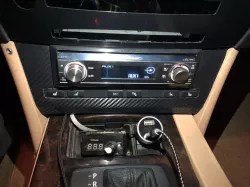copy of the panel for installing the din of the e60 radio