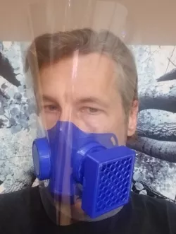 COVID-19 HEPA Face Mask + Optional Shield Personal Protection Project