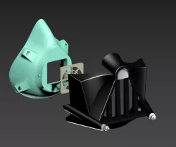 COVID-19 Mask Cap, Darth Vader Edition