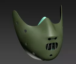 COVID-19 Mask Cap, Hannibal Lecter Edition