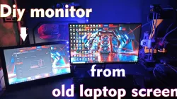 DIY Monitor from Old Laptop Screen