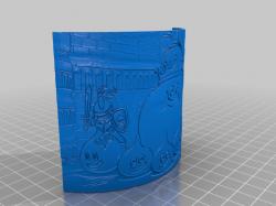 Dragon Quest Slime Lithophane