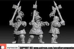 Dwarf Commander on foot 