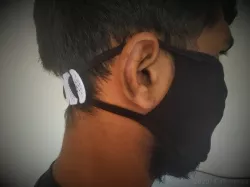 Earguard for facemask optimized
