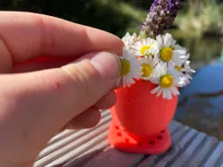 Easter egg vase